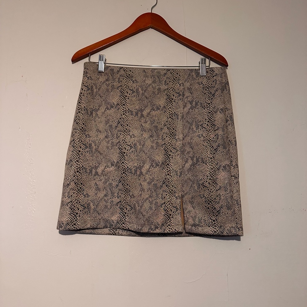 Gray and Black Mini Pencil Skirt for Work